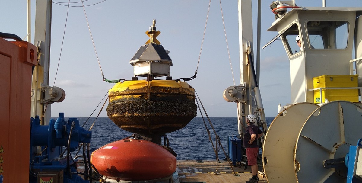 Buoy on deck! Buoy on deck!